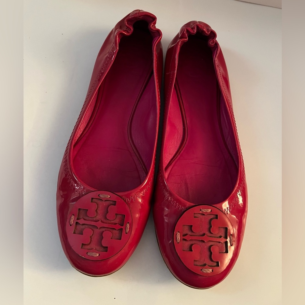 Tory Burch Fuscia Pink Minnie Flats